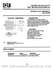 GMA46881C datasheet pdf QT Optoelectronics