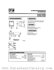 H11AA4 datasheet pdf QT Optoelectronics
