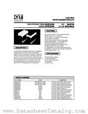 MAN73A datasheet pdf QT Optoelectronics