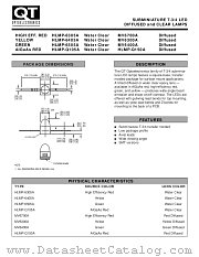 HLMP-Q150A datasheet pdf QT Optoelectronics