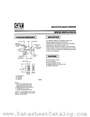 OPB704 datasheet pdf QT Optoelectronics
