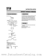 OPB860N55 datasheet pdf QT Optoelectronics