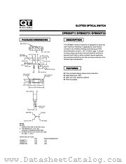 OPB860T55 datasheet pdf QT Optoelectronics