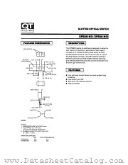 OPB861N51 datasheet pdf QT Optoelectronics