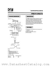 OPB861T51 datasheet pdf QT Optoelectronics