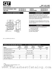 PLCC-2 datasheet pdf QT Optoelectronics