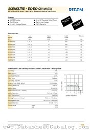 REC2.2-1512SR datasheet pdf Recom International Power