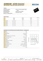 REC2.2-0512DUI datasheet pdf Recom International Power