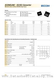 RM-2424S datasheet pdf Recom International Power