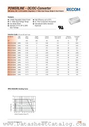 RP05-2433SAW datasheet pdf Recom International Power