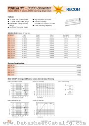 RP20-241.5SF datasheet pdf Recom International Power