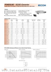 RP40-483.3SG datasheet pdf Recom International Power