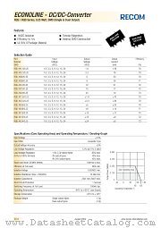 RQS-2415/0.25 datasheet pdf Recom International Power