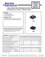 BR251 datasheet pdf Rectron Semiconductor