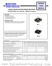 BR352 datasheet pdf Rectron Semiconductor