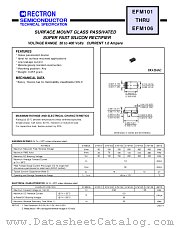 EFM101 datasheet pdf Rectron Semiconductor