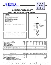 ESM105 datasheet pdf Rectron Semiconductor