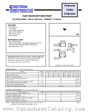FFM10W datasheet pdf Rectron Semiconductor