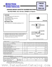 FM340 datasheet pdf Rectron Semiconductor