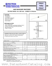 FR255P datasheet pdf Rectron Semiconductor