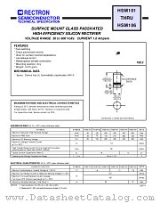 HSM104 datasheet pdf Rectron Semiconductor