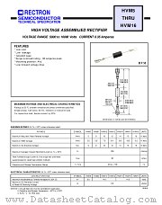 HVM10 datasheet pdf Rectron Semiconductor