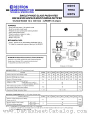 MD6S datasheet pdf Rectron Semiconductor