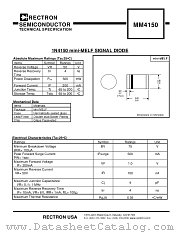 MM4150 datasheet pdf Rectron Semiconductor