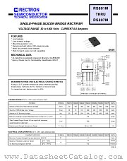 RS803M datasheet pdf Rectron Semiconductor