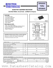 SR3020C datasheet pdf Rectron Semiconductor