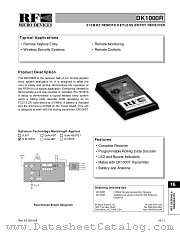 DK1000R datasheet pdf RF Micro Devices