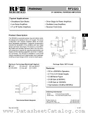 RF2323 datasheet pdf RF Micro Devices