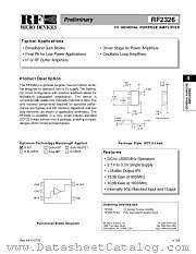 RF2326 datasheet pdf RF Micro Devices