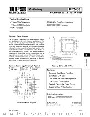 RF2488 datasheet pdf RF Micro Devices