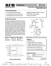 RF3146SB datasheet pdf RF Micro Devices