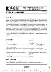 RV5VG1XXX SERIES datasheet pdf Ricoh