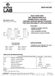 2N3810DCSM datasheet pdf SemeLAB