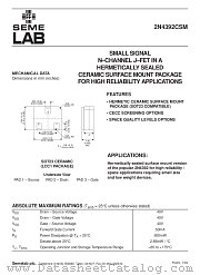 2N4392CSM datasheet pdf SemeLAB