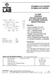 IP78M05A-LCC4 datasheet pdf SemeLAB