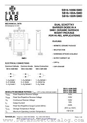SB16-100A-SMD datasheet pdf SemeLAB