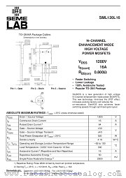 SML120L16 datasheet pdf SemeLAB