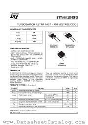 STTA812D datasheet pdf SGS Thomson Microelectronics
