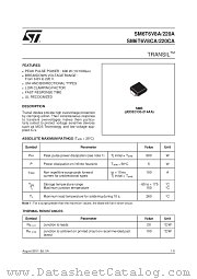 SM6T150CA datasheet pdf SGS Thomson Microelectronics