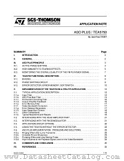 AN551 datasheet pdf SGS Thomson Microelectronics