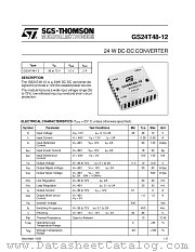 GS24T48-12 datasheet pdf SGS Thomson Microelectronics