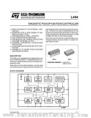L484 datasheet pdf SGS Thomson Microelectronics
