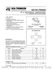 TDS595 datasheet pdf SGS Thomson Microelectronics