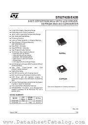 ST62E42B datasheet pdf SGS Thomson Microelectronics
