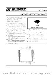 STLC5460 datasheet pdf SGS Thomson Microelectronics