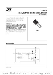 VB923 datasheet pdf SGS Thomson Microelectronics